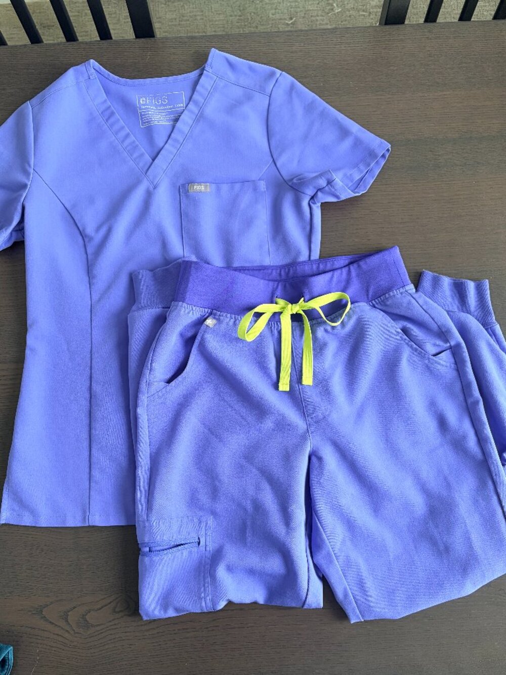 Figs Scrub Set in Blueberry Slim Catarina + HW Zamora Joggers  XXS / XSP